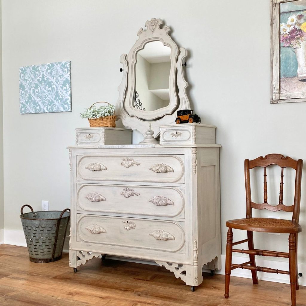 wall paint on furniture