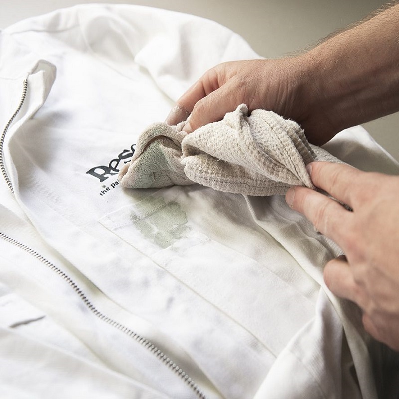 get washable paint out of clothes