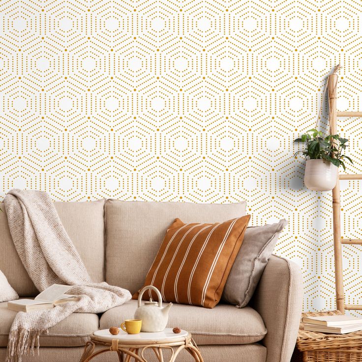 Installing peel and stick wallpaper